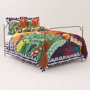Anthropologie Pavo Quilt Queen